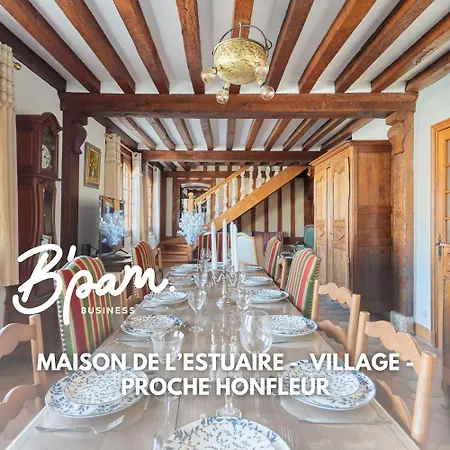 Nyaraló Maison De L'estuaire - Village - Proche Honfleur Conteville